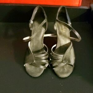 Sansha Black Ballroom Latin Shoes